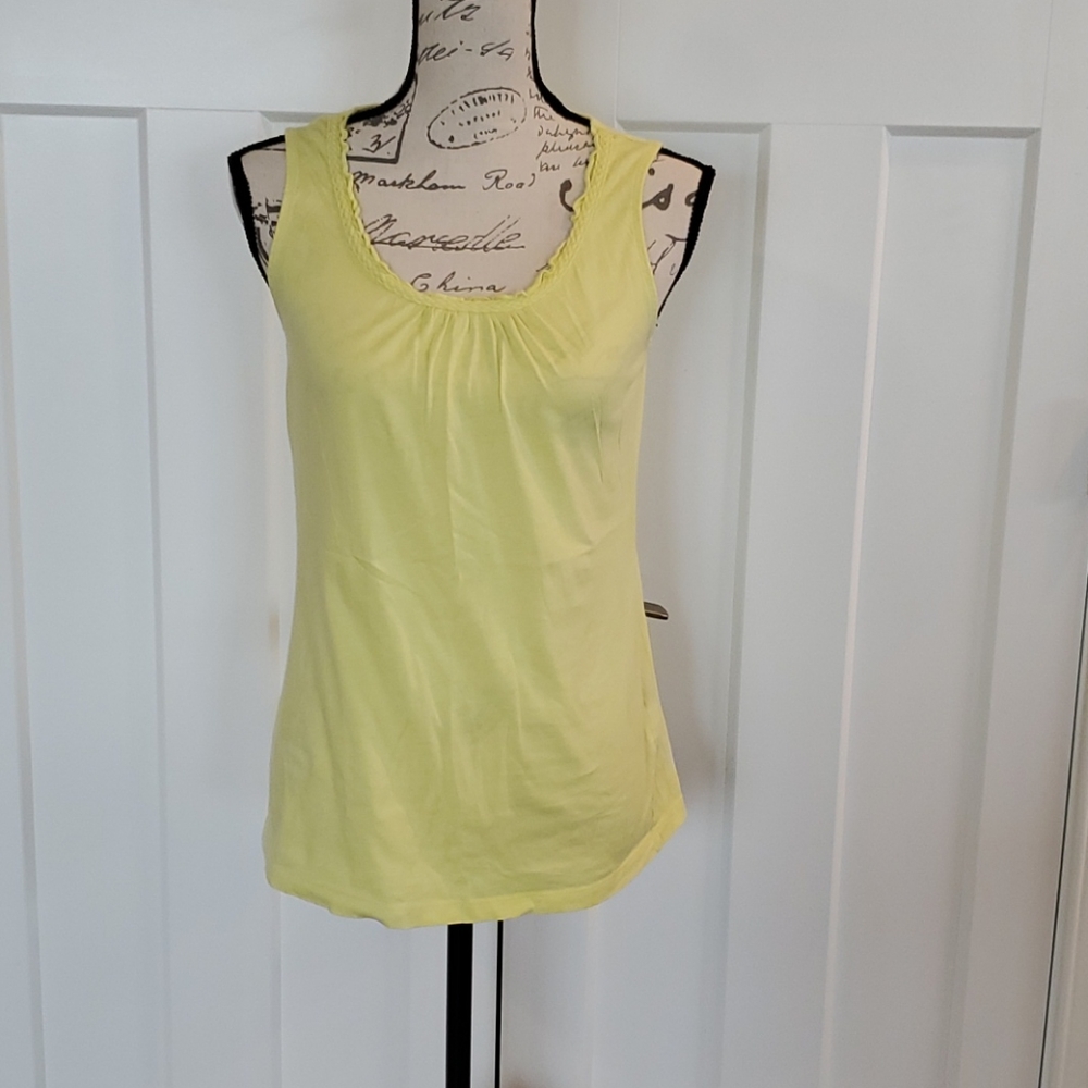 Lands End cute yellow tank
